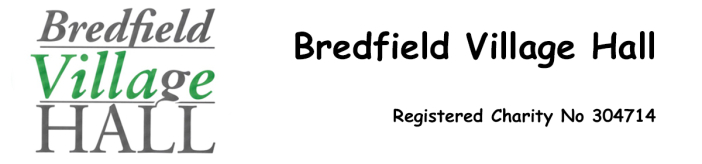 www.bredfieldvillagehall.org.uk Logo